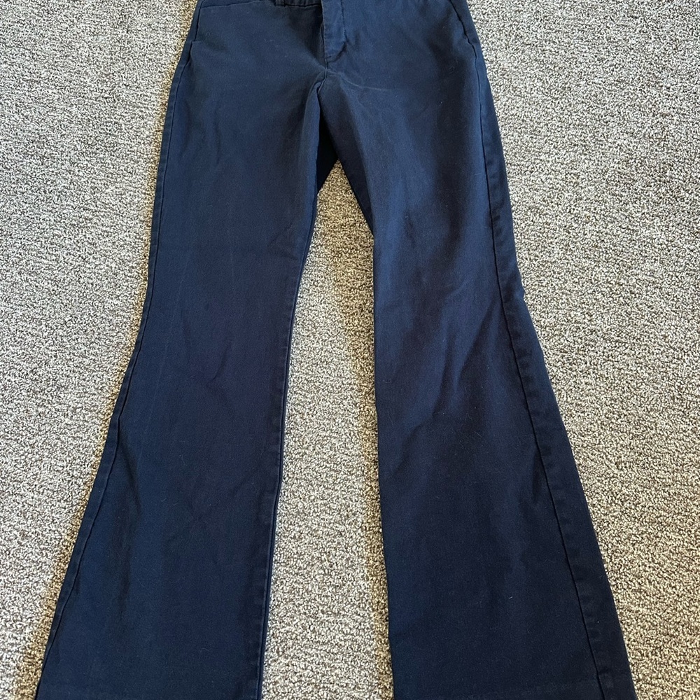 Old Navy Dark Blue Pixie Flare Pants